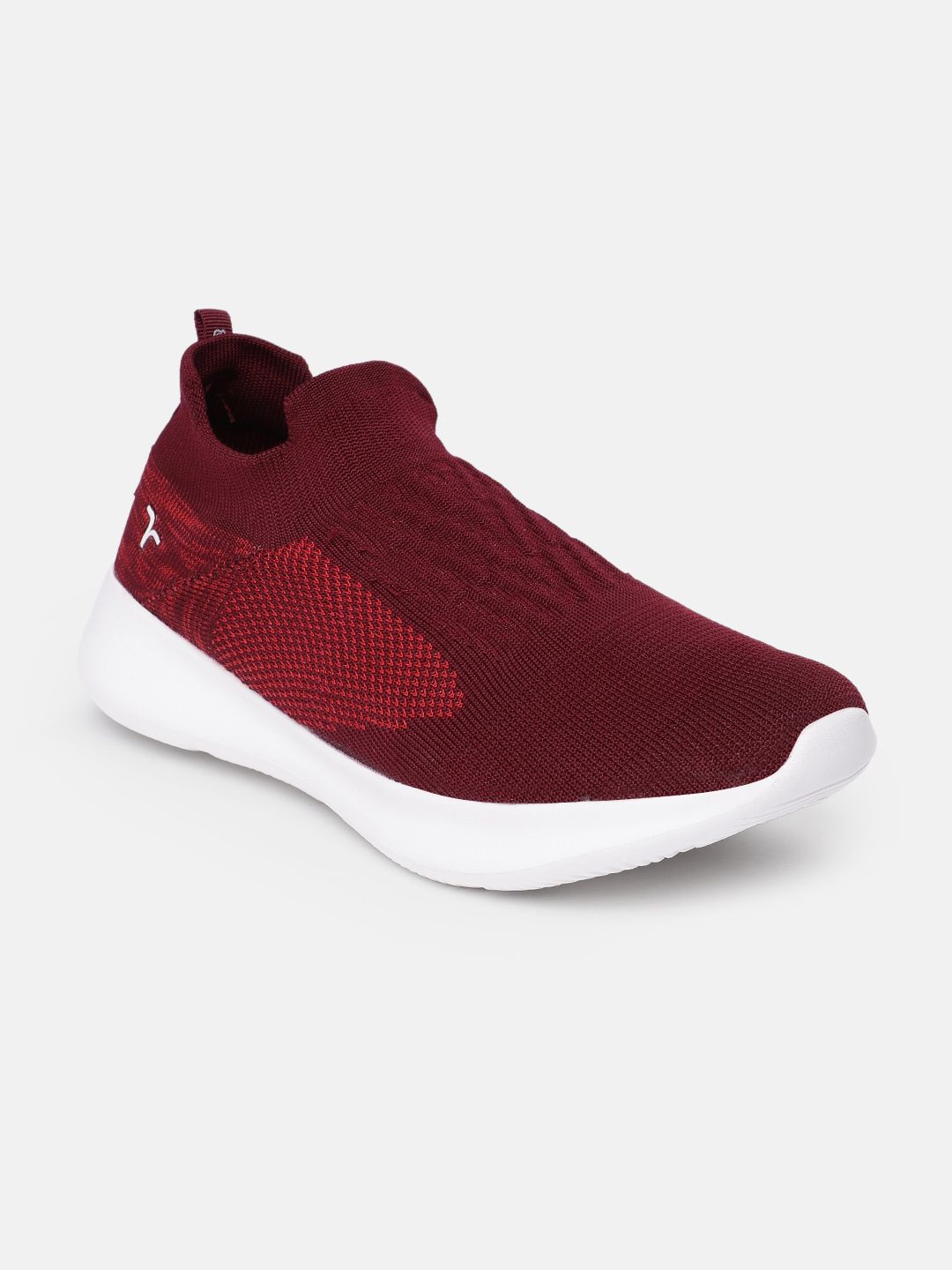  Flying Machine Men Burgundy Solid Lumin Walking Shoes