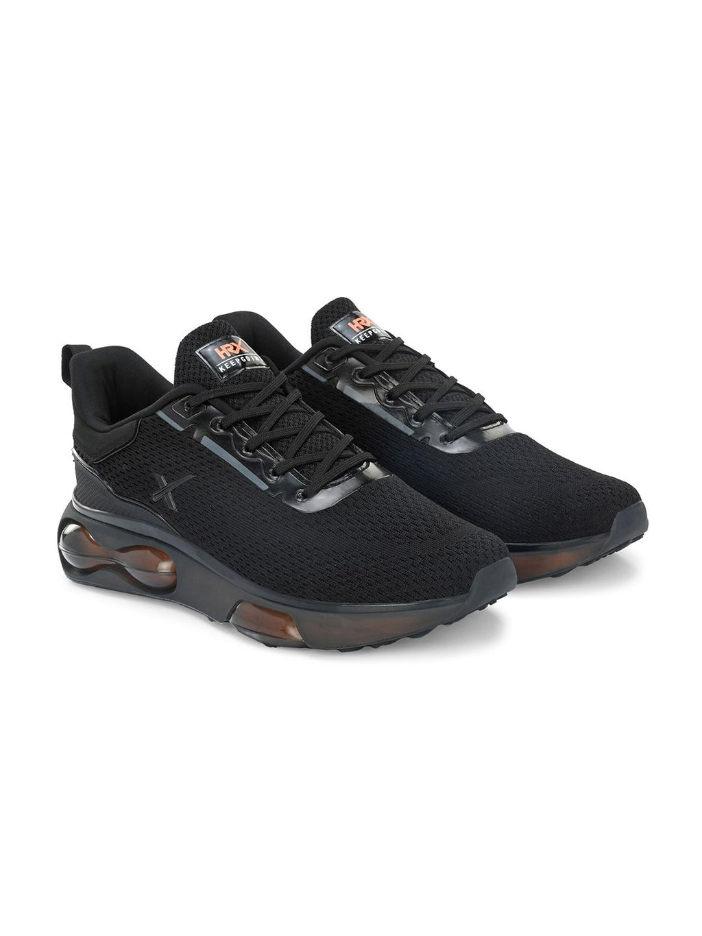  HRX By Hrithik Roshan Men Black Lace-Up Walking Shoes