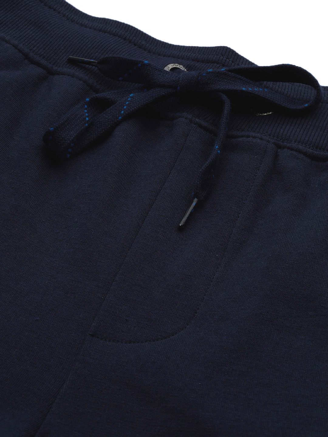  Jockey Men Navy Blue Solid Slim Fit Joggers