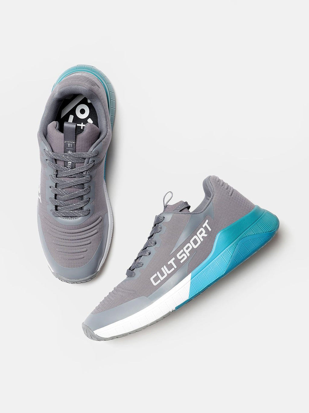  Cultsport Men Grey & Blue X1 Training Shoes