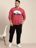  Sztori Men Plus Size Printed Sweatshirt