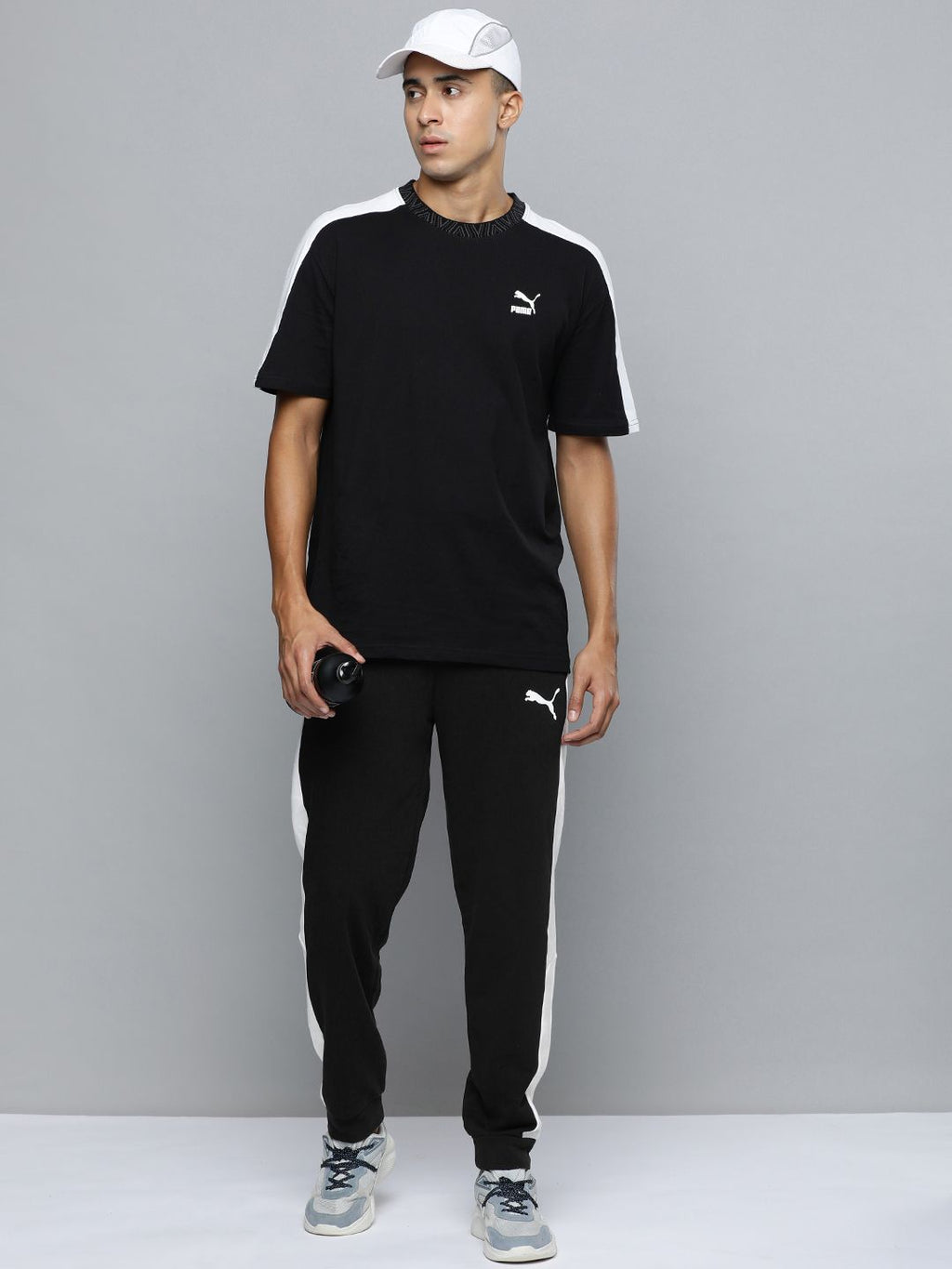  Puma Men DYNA-MIX Dry Cell Colourblocked Regular Fit Joggers