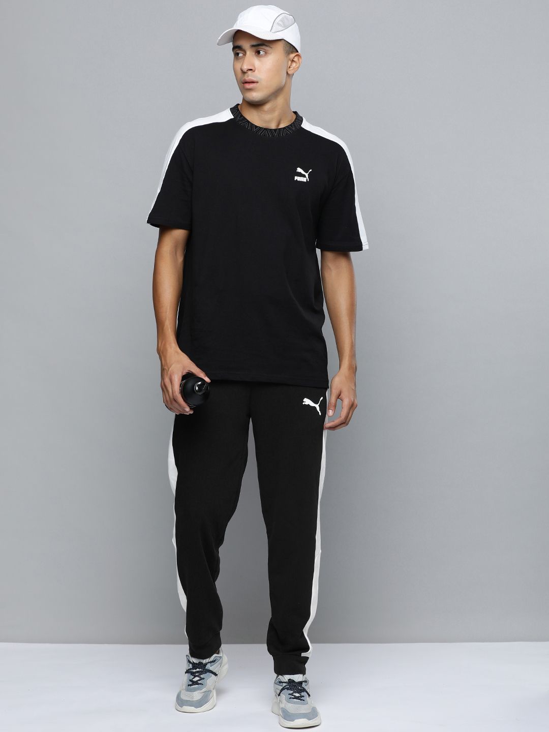  Puma Men DYNA-MIX Dry Cell Colourblocked Regular Fit Joggers
