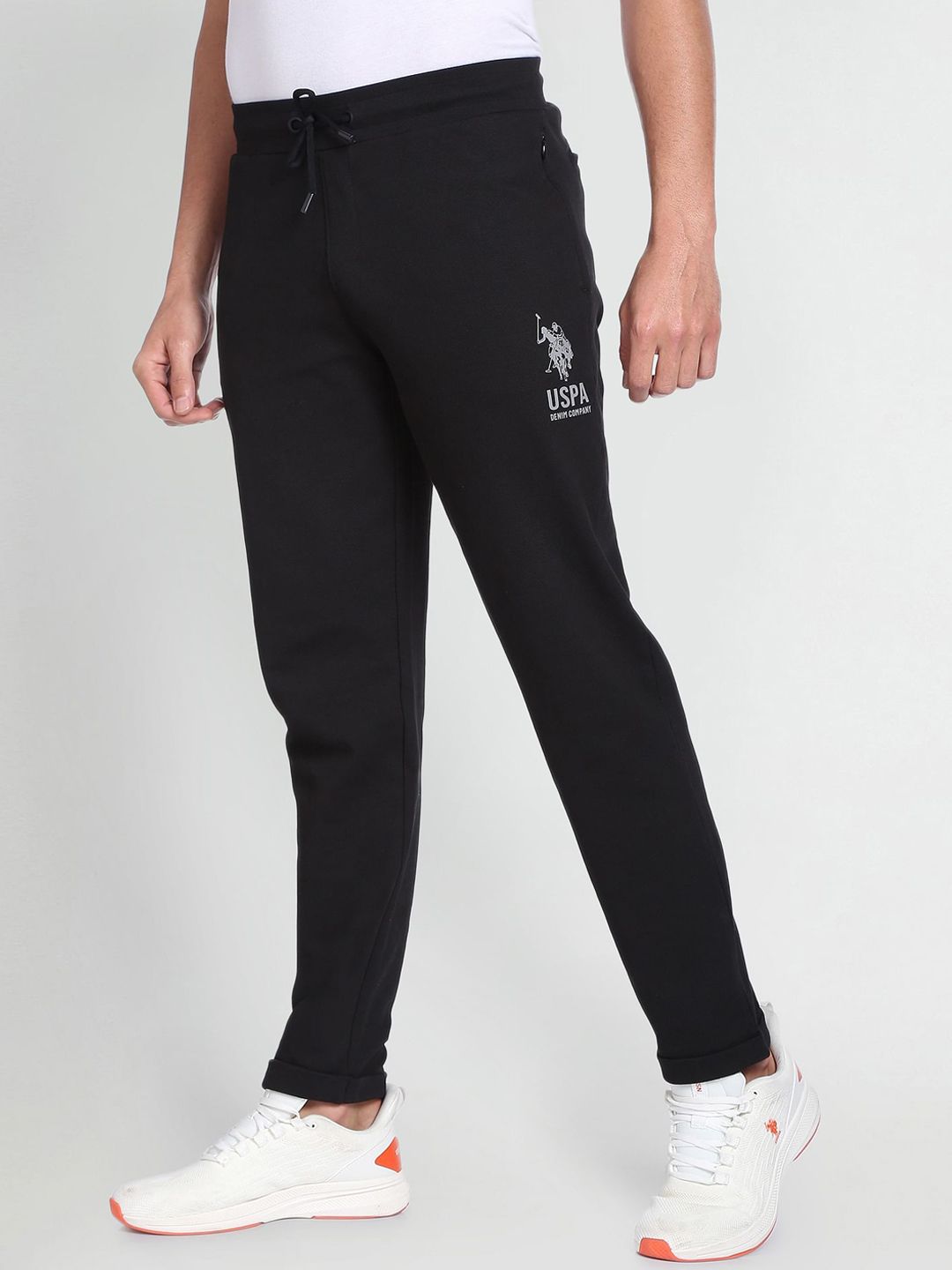  U.S. Polo Assn. Denim Co. Men Straight-Fit Track Pants