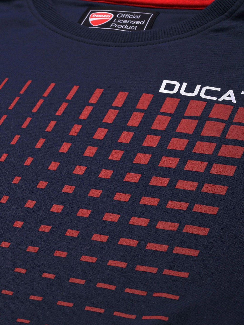  Ducati Men Navy Blue Printed Sweatshirt