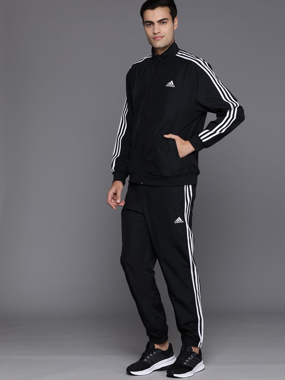  ADIDAS Men Solid Aeroready 3S WV TT Tracksuits