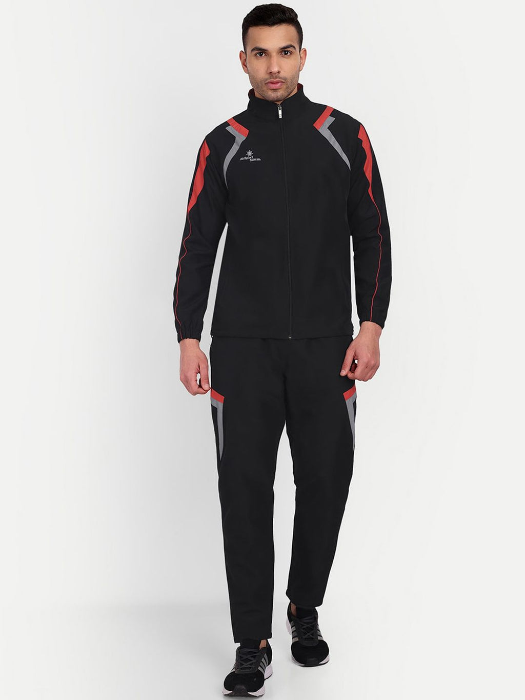  Sport Sun Men Solid Track Suit