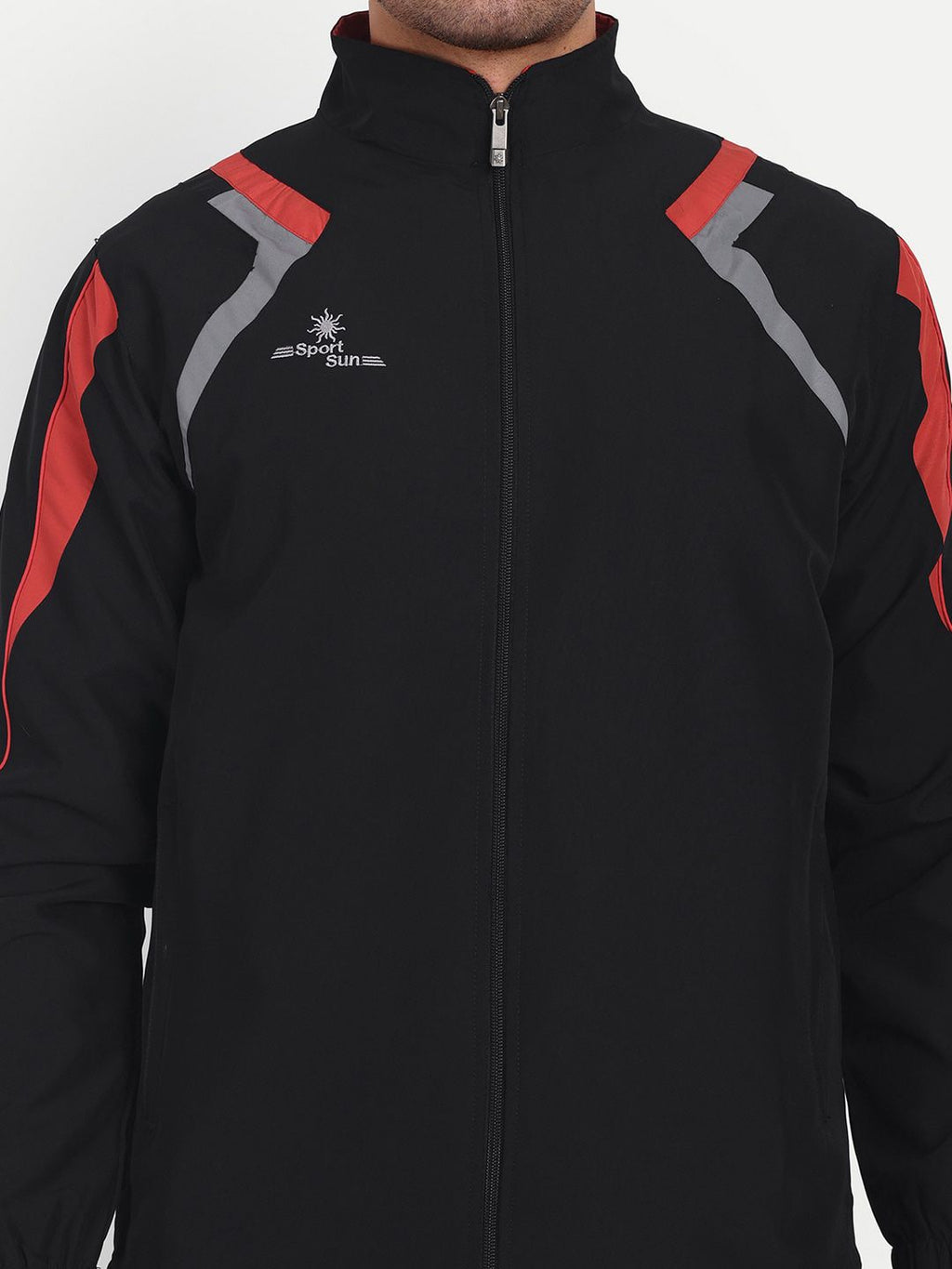 Sport Sun Men Solid Track Suit