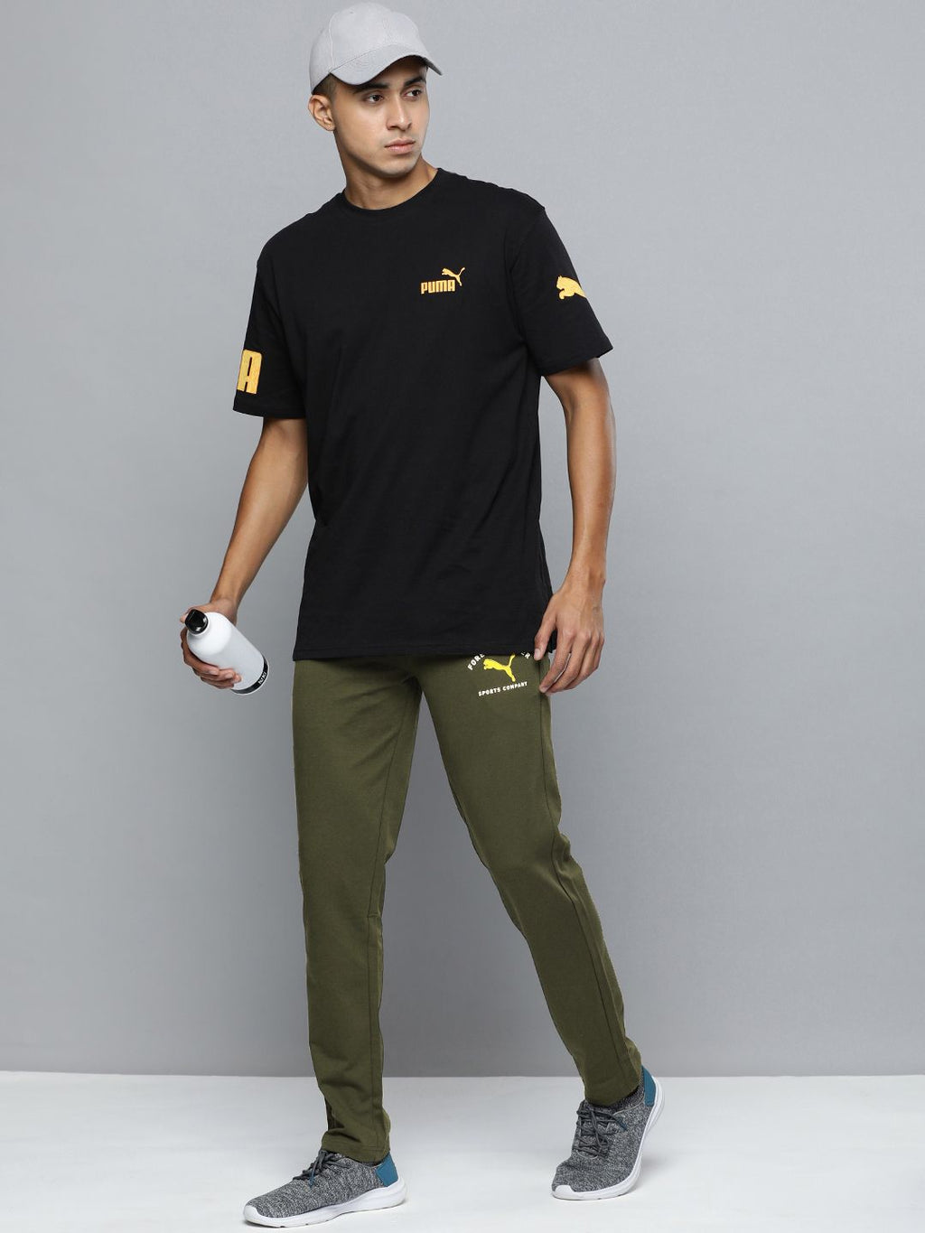  One8 X PUMA Men Brand Logo Printed Slim Fit Track Pants