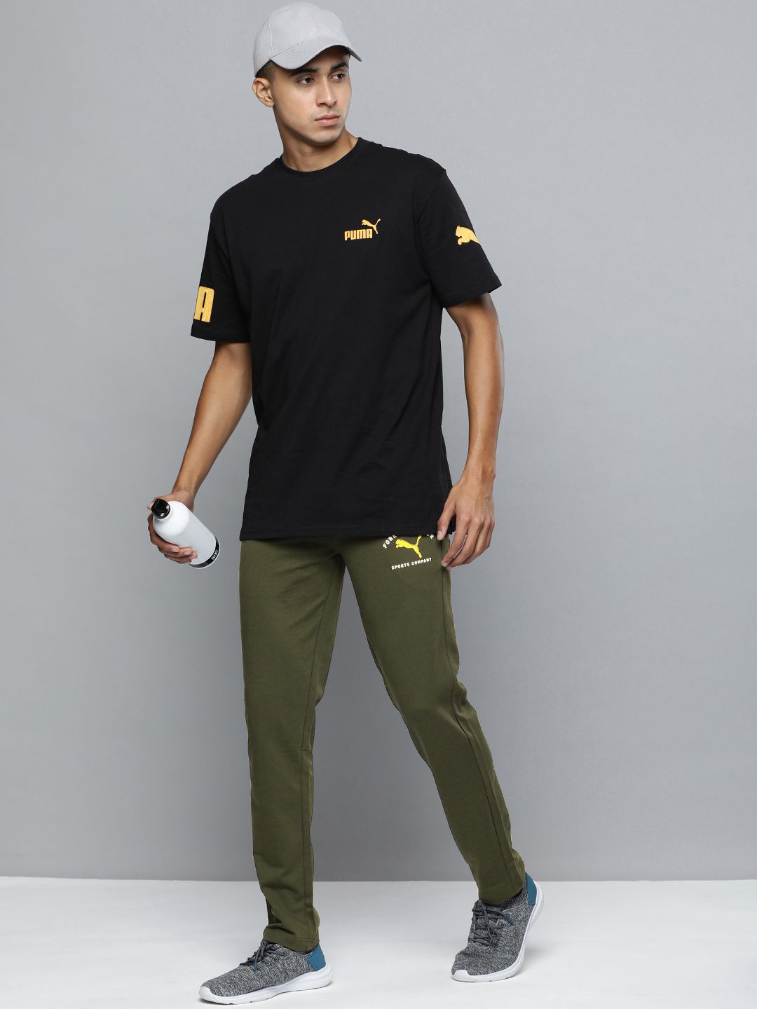  One8 X PUMA Men Brand Logo Printed Slim Fit Track Pants