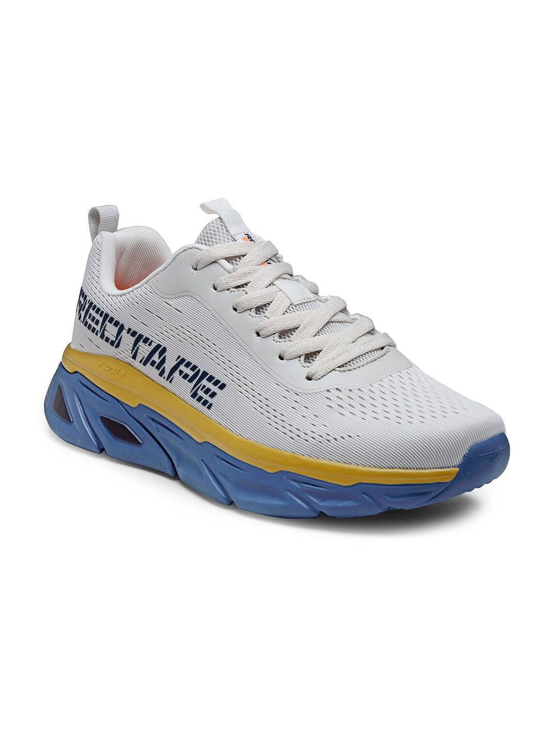  Red Tape Men White Mesh Walking Shoes