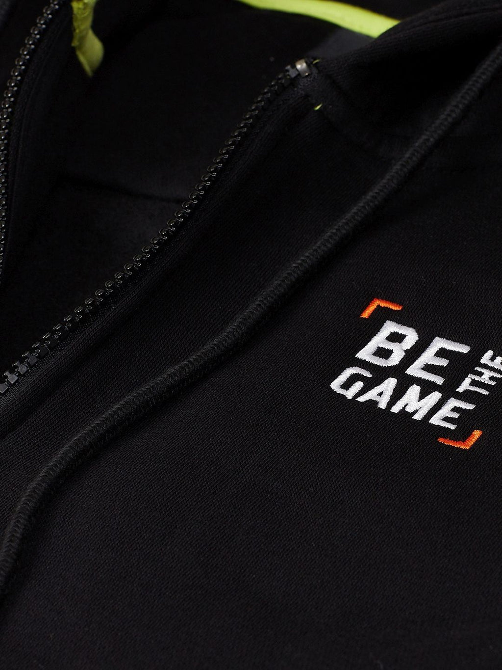  Alcis Men Black Solid Hooded Sweatshirt