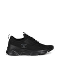  Flying Machine Men Black Mesh Walking Shoes