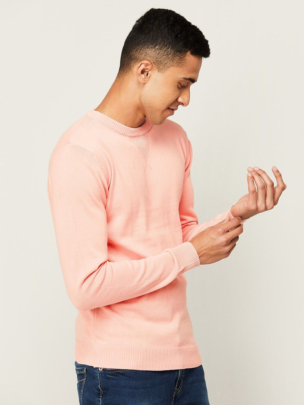  Fame Forever By Lifestyle Men Pink Sweatshirt