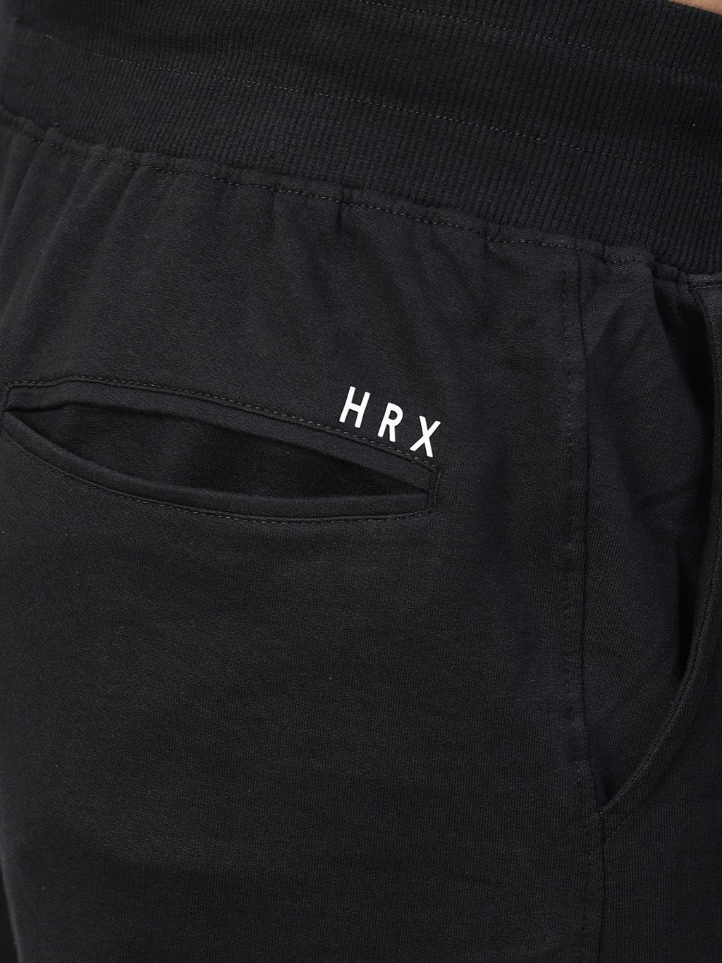 HRX By Hrithik Roshan Men Black Slim Fit Athleisure Solid Joggers