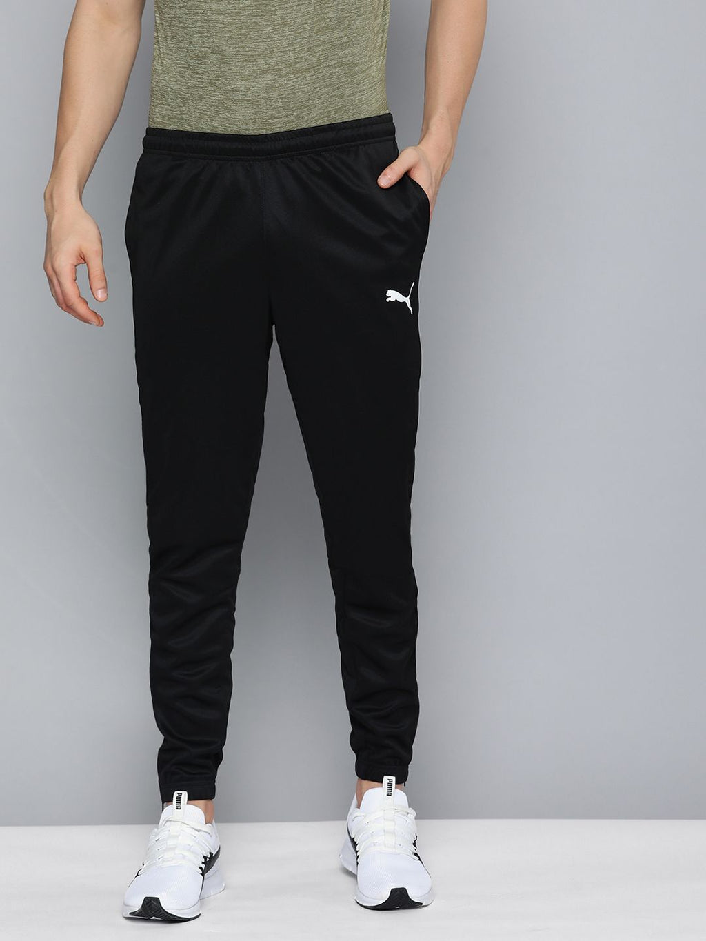 Puma Men Navy Blue DryCELL Team Rise Training Joggers