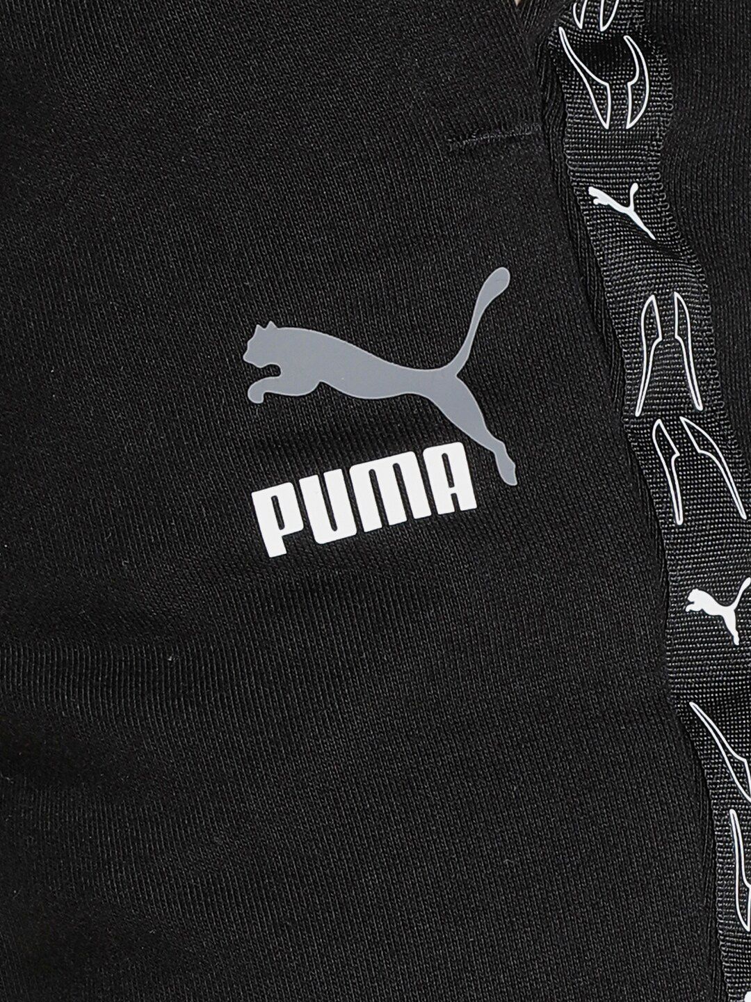  Puma Men Black Solid Slim Fit Cotton Joggers
