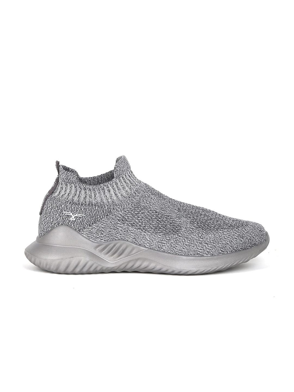  Flying Machine Men Grey Textile Walking Shoes