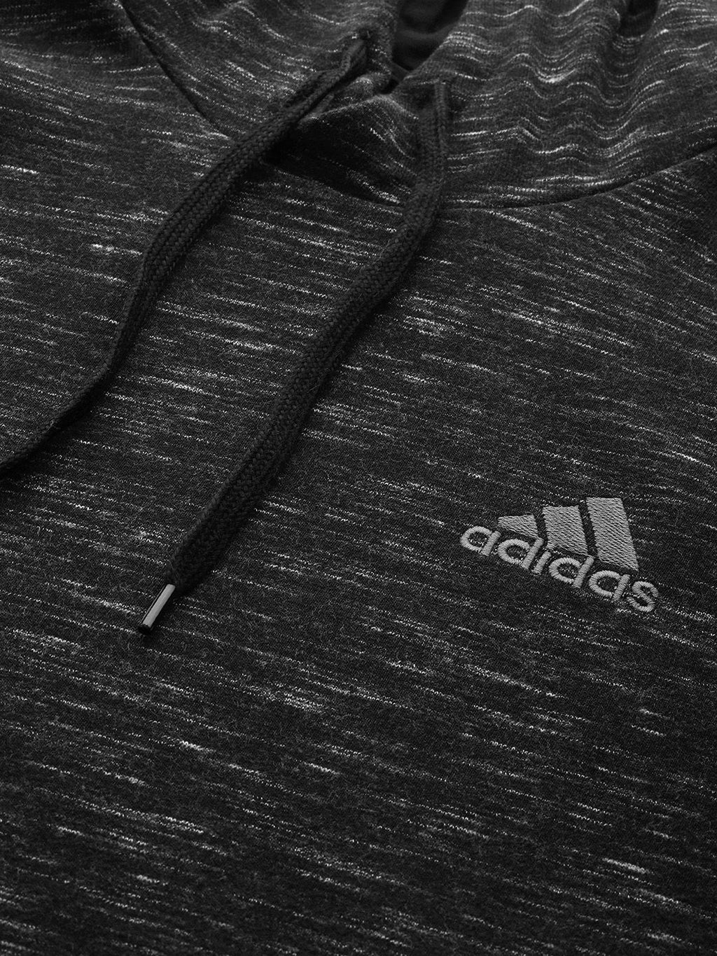  ADIDAS Men Black MEL Hooded Sweatshirt