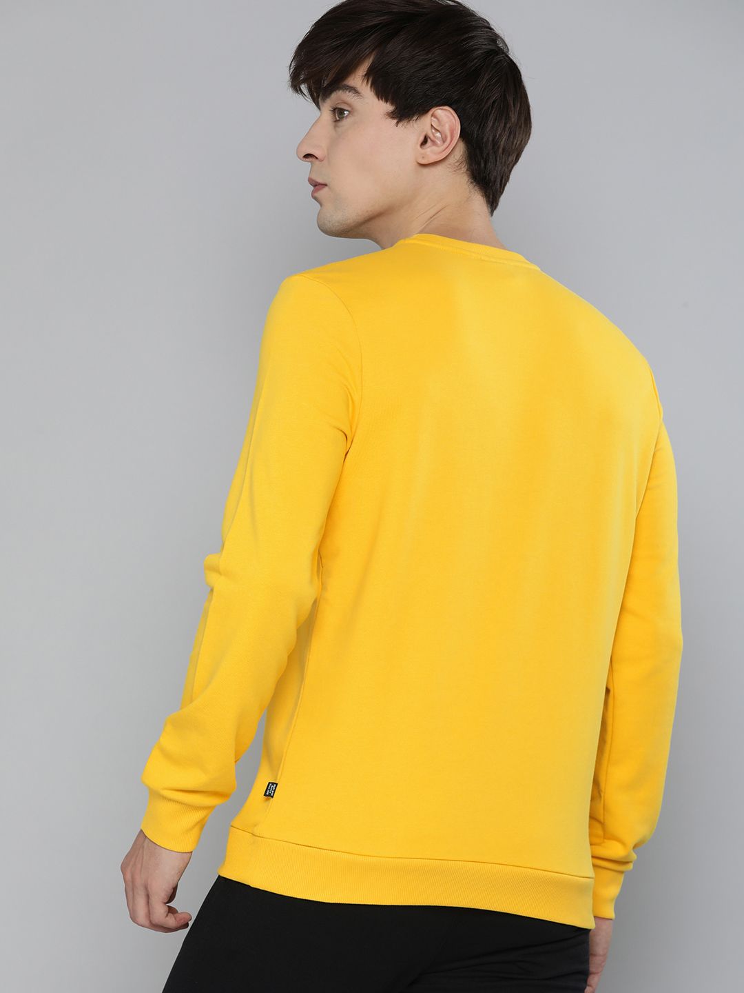  Puma Men Regular Fit Crew-Neck Pullover Sweatshirt