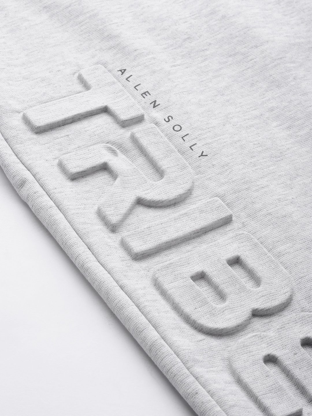  Allen Solly Tribe Men Grey Melange Solid Joggers