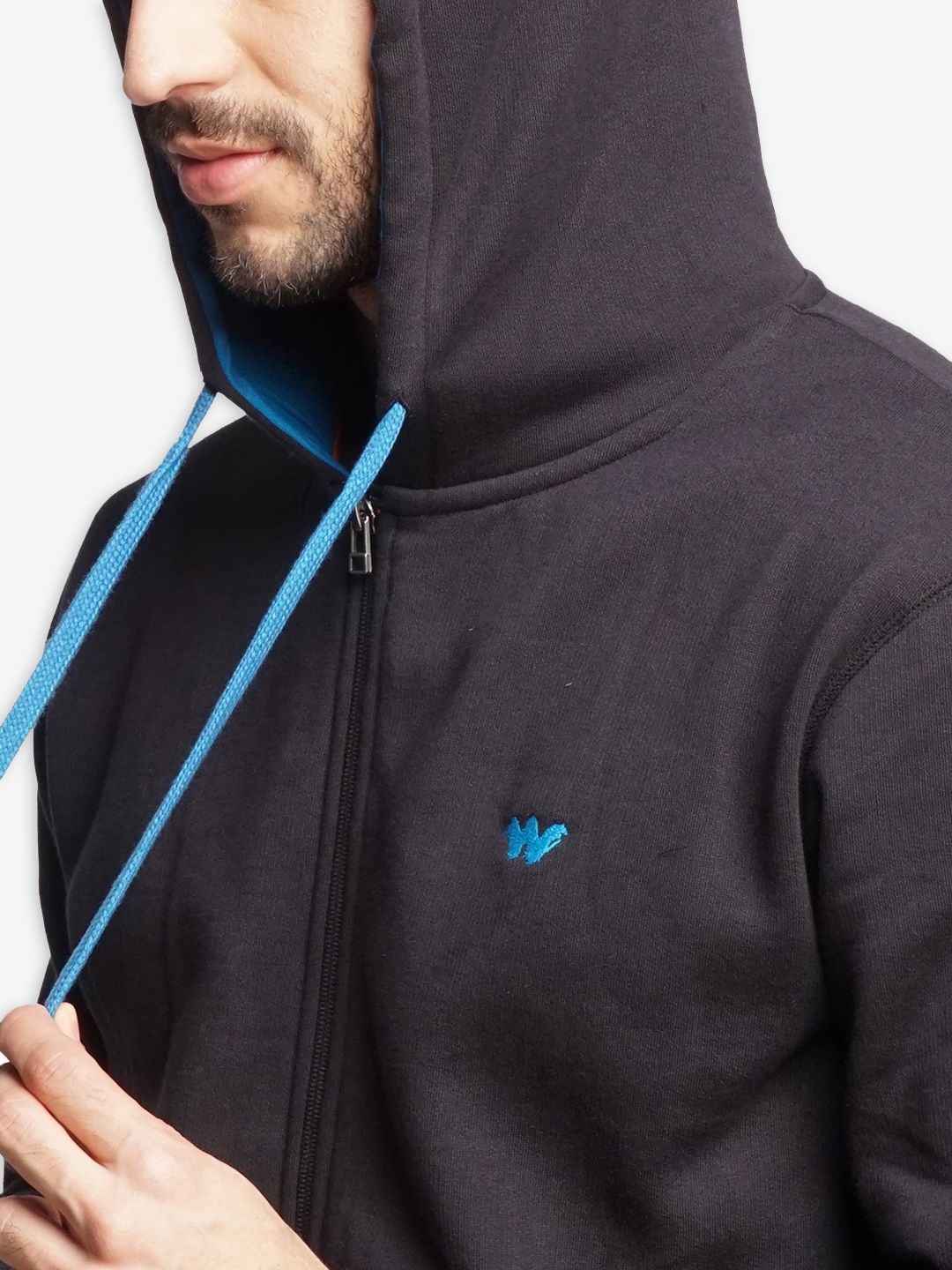  Wildcraft Front-Open Hooded Sweatshirt