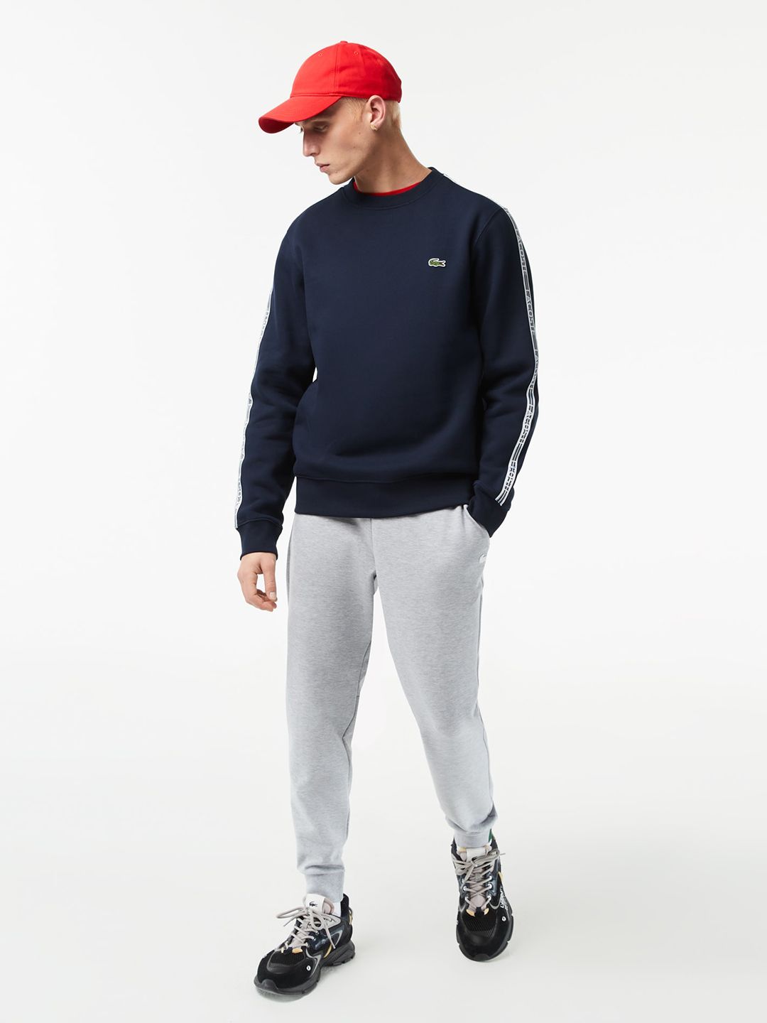 Lacoste Knitted Pullover Sweatshirt
