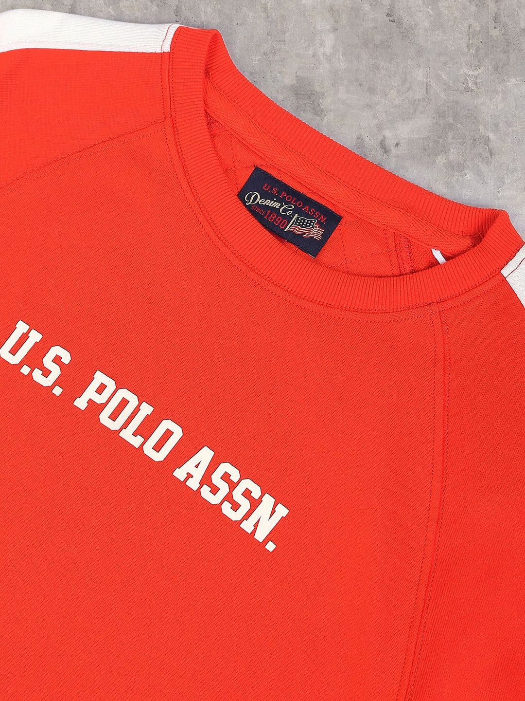  U.S. Polo Assn. Denim Co. Printed Cotton Sweatshirt