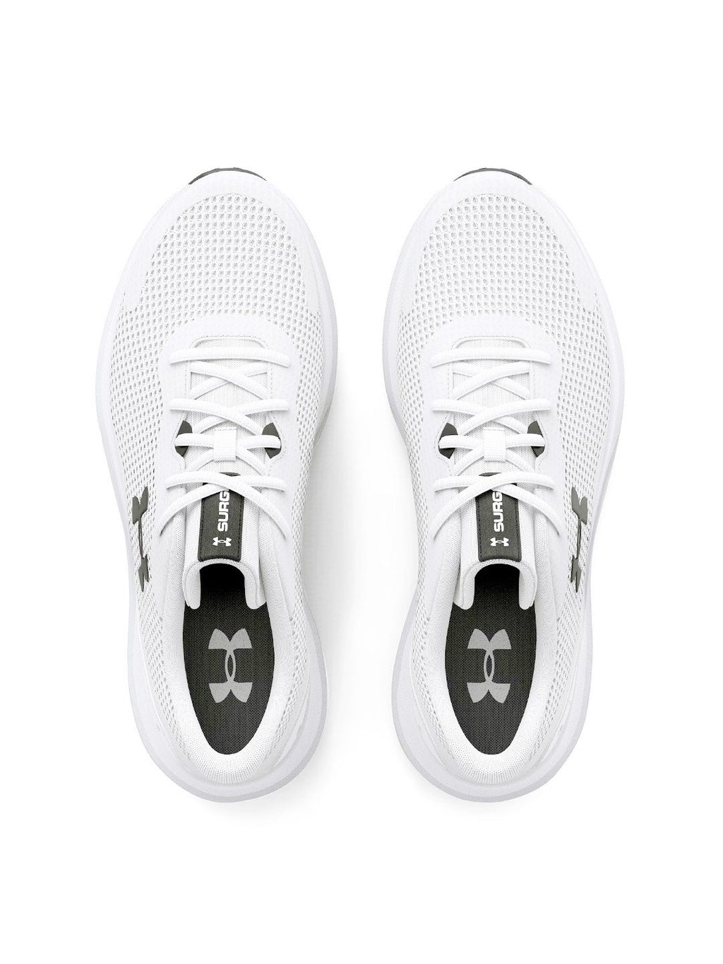  UNDER ARMOUR Men White Woven Design Surge 3 Running Shoes