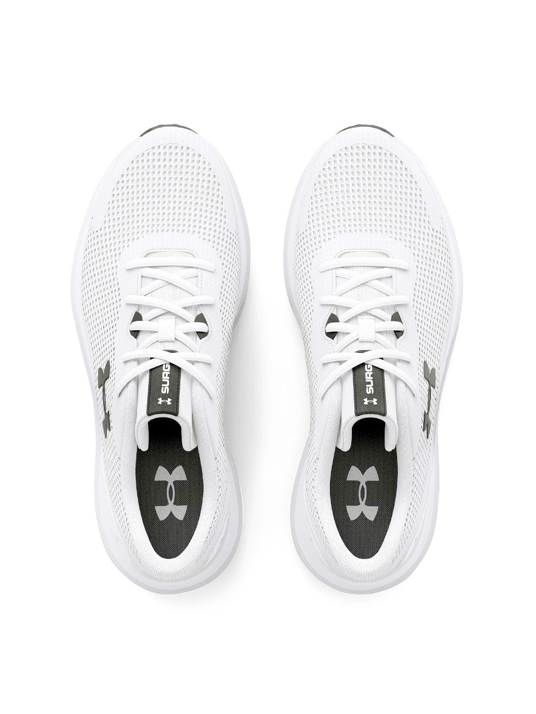  UNDER ARMOUR Men White Woven Design Surge 3 Running Shoes