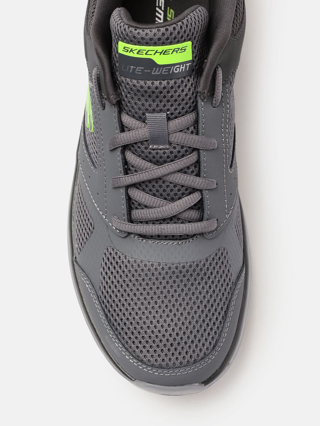  Skechers Men Grey Solid Track-Syntac Training Shoes