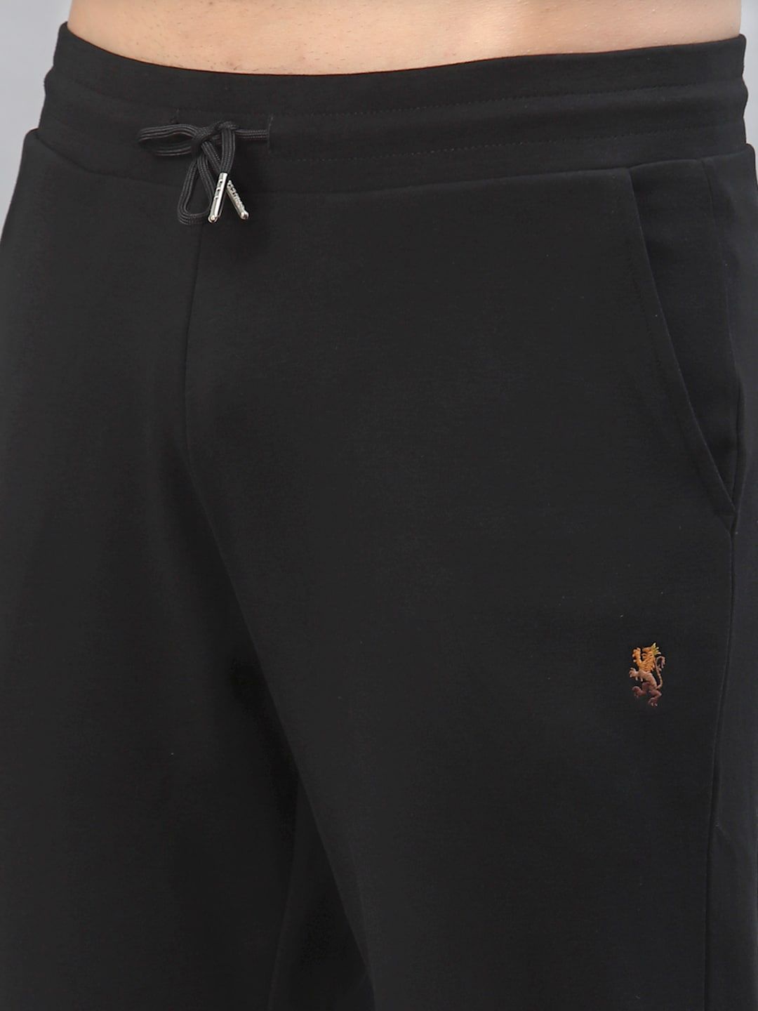  Red Tape Men Black Solid Joggers