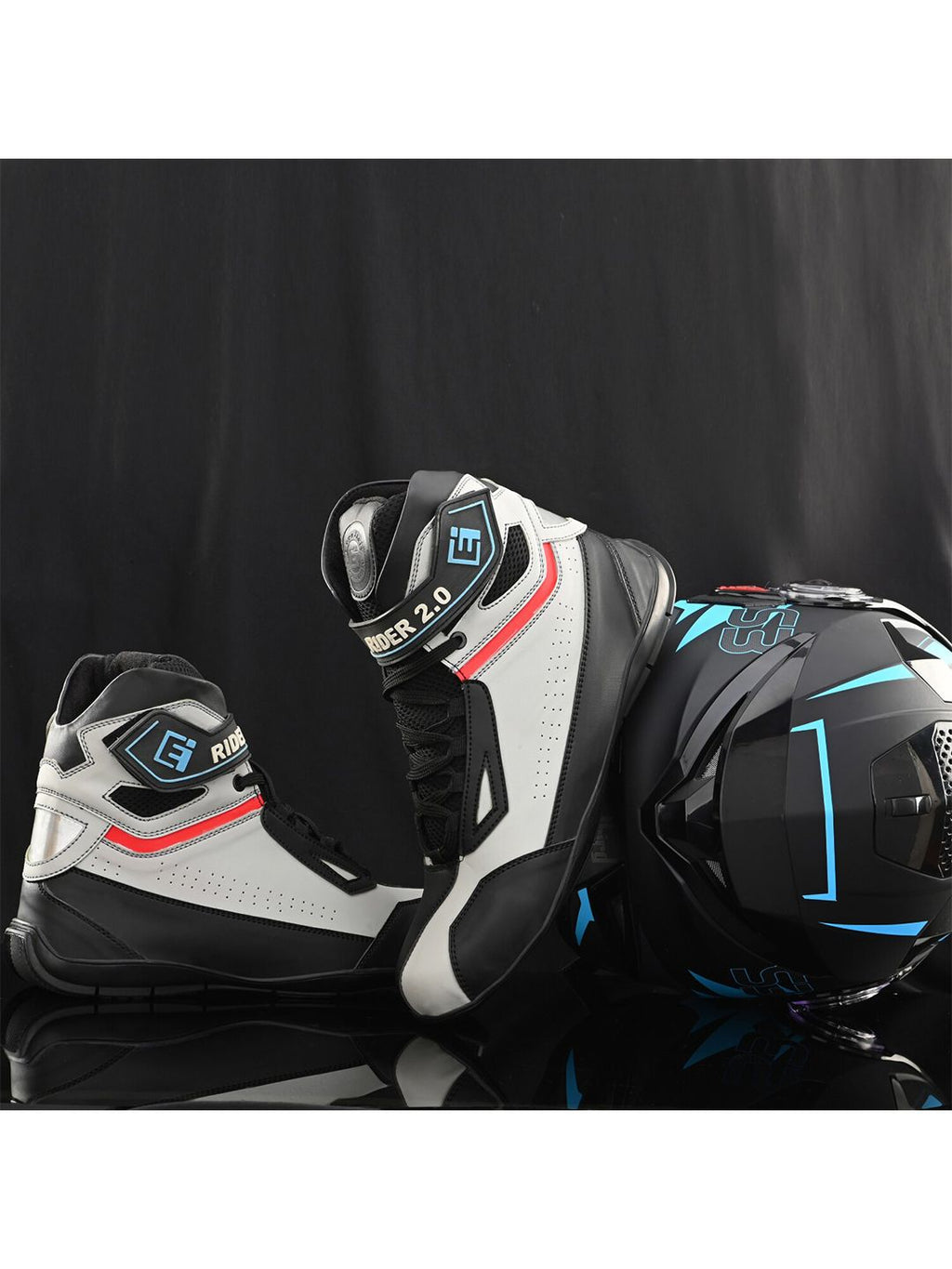  Eego Italy Men Grey Rider Shoes