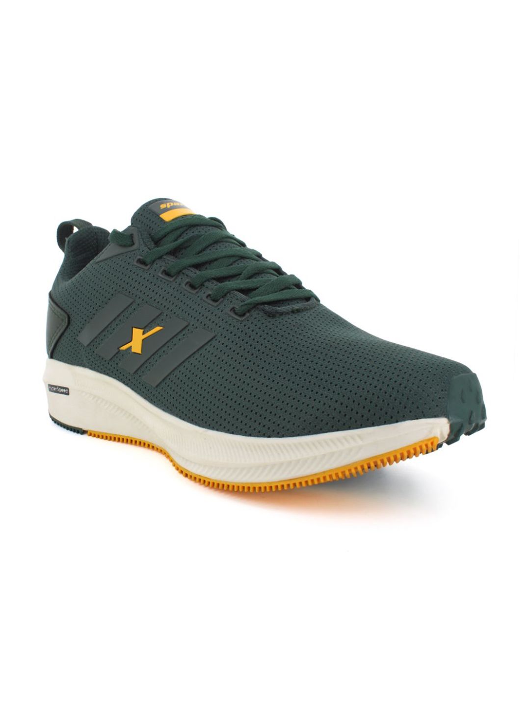  Sparx Men Green Mesh Running Shoes