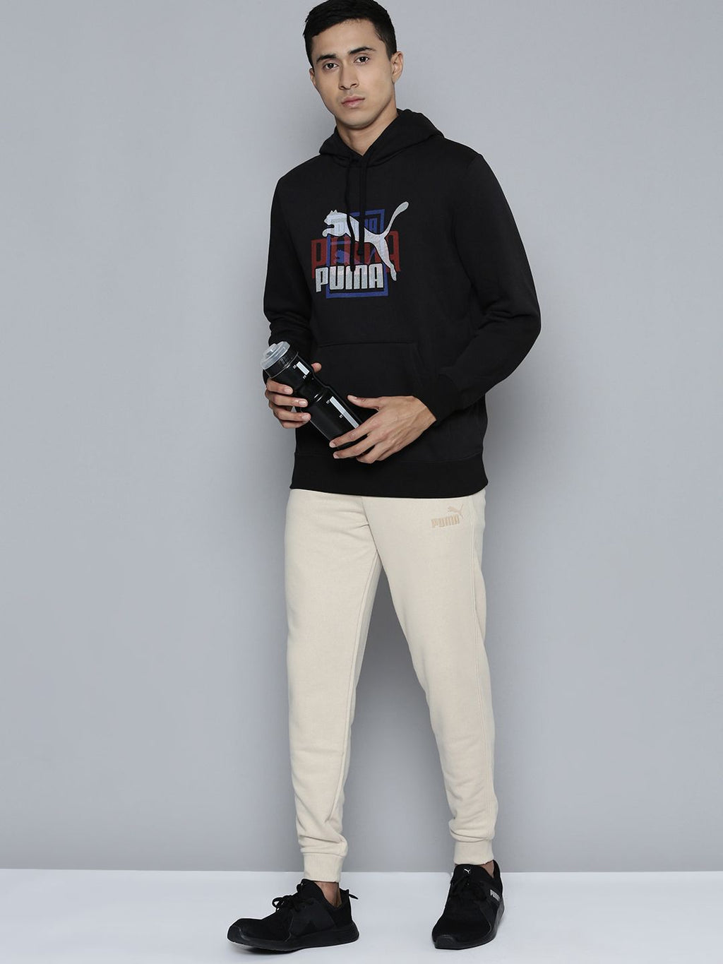  Puma Classics Gen. Brand Logo Printed Hooded Sweatshirt