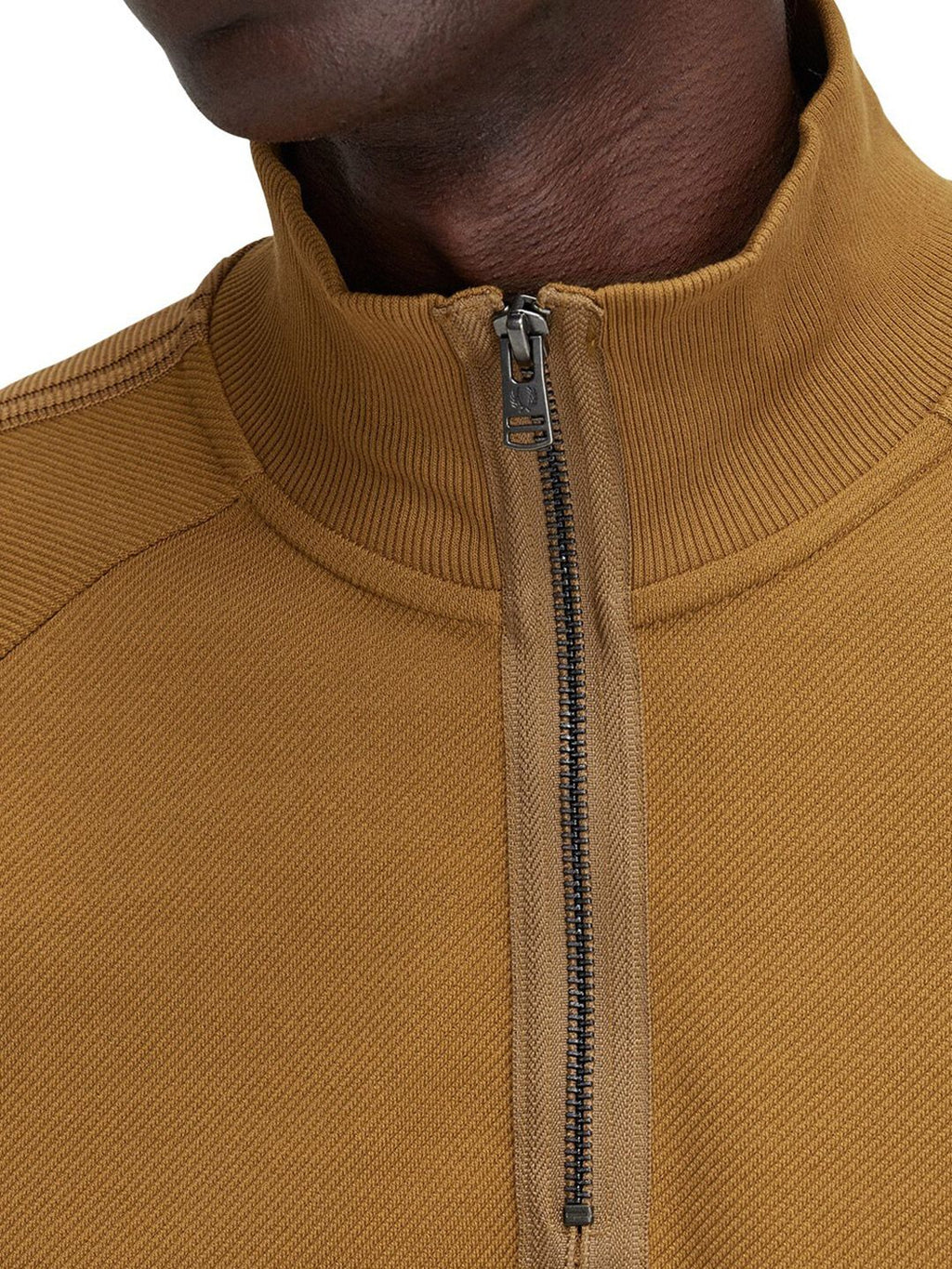  Fred Perry Mock Collar Cotton Pullover