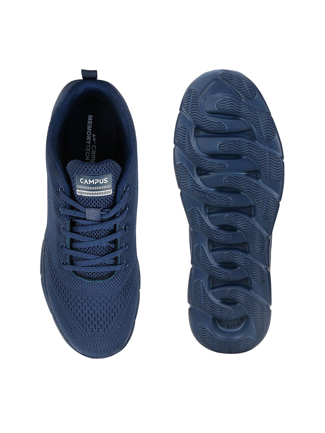  Campus Men Turquoise Blue Mesh Running Marking Shoes