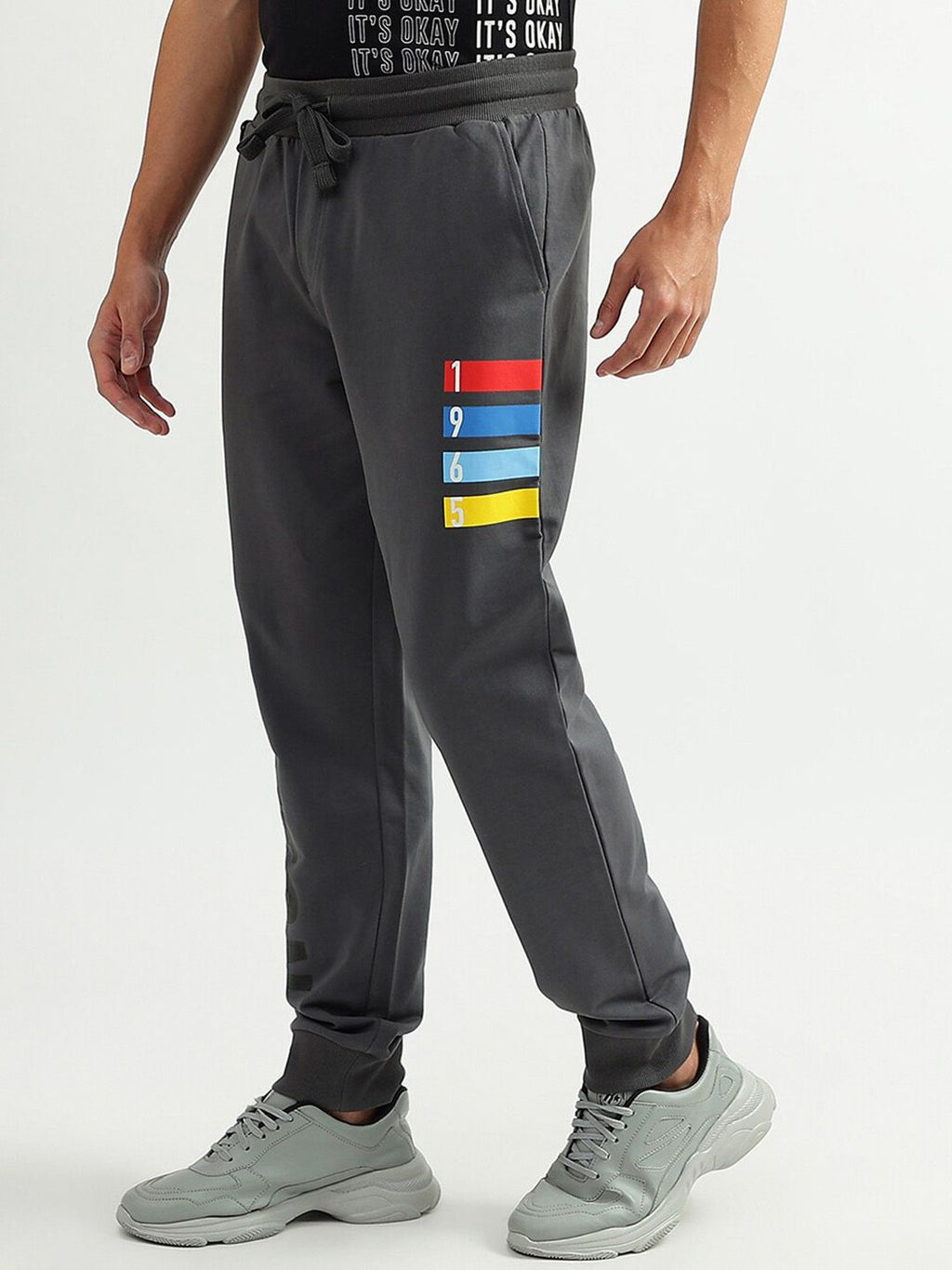  United Colors Of Benetton Men Printed Cotton Jogger