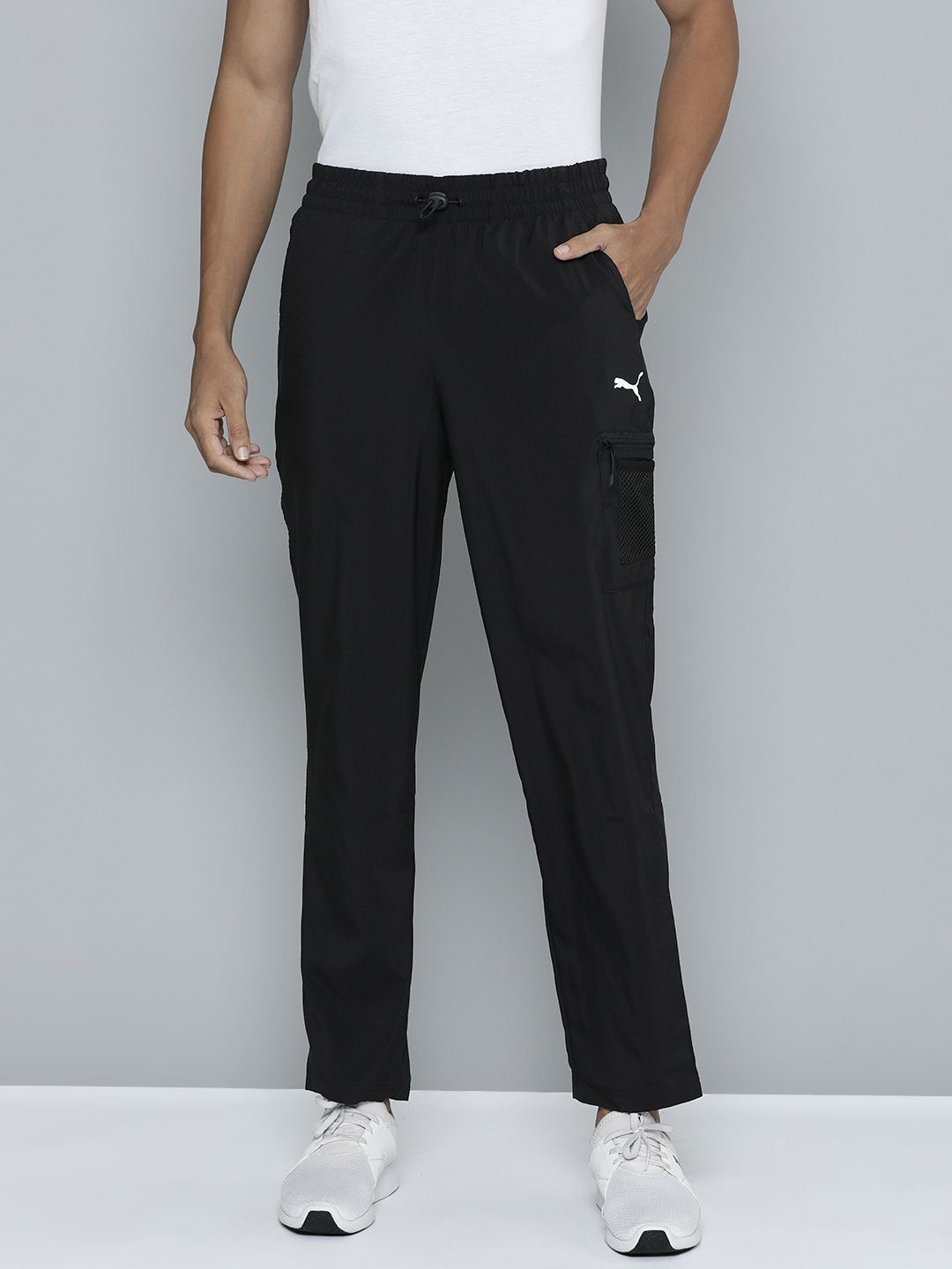  Puma Men OPEN ROAD Woven Solid DryCELL Regular Fit Outdoor Track Pant