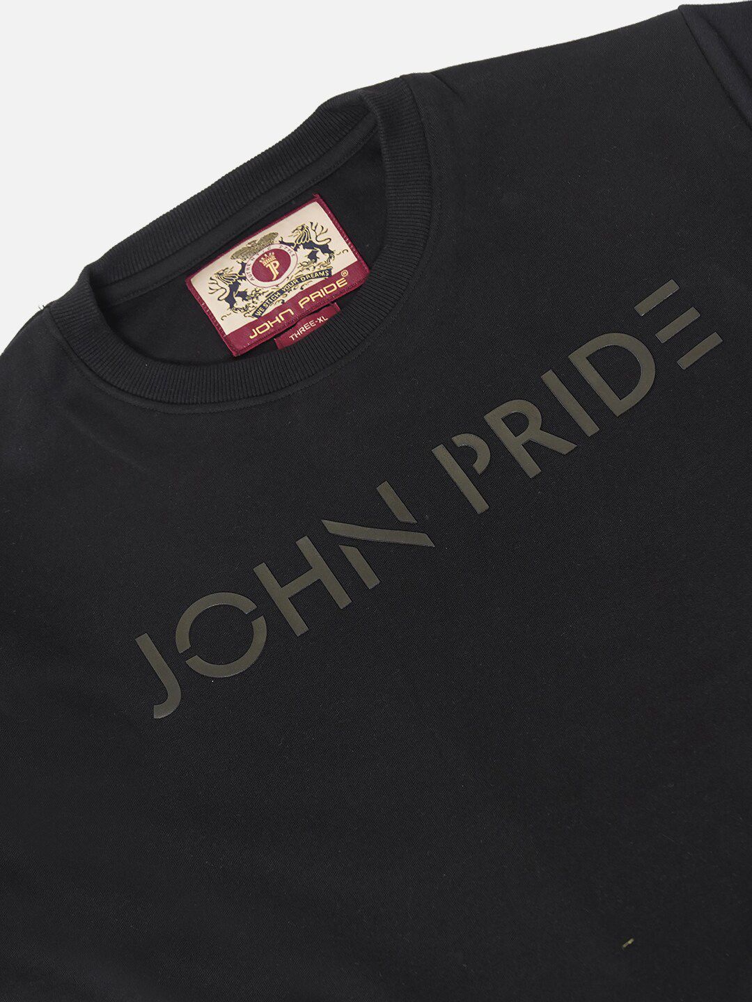  John Pride Men Plus Size Printed Sweatshirt