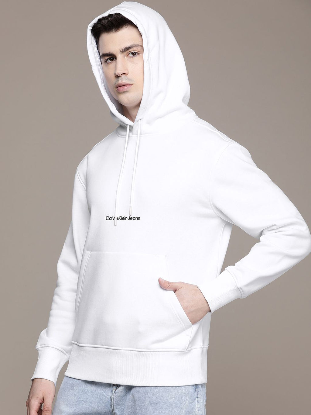  Calvin Klein Jeans Hooded Casual Sweatshirt