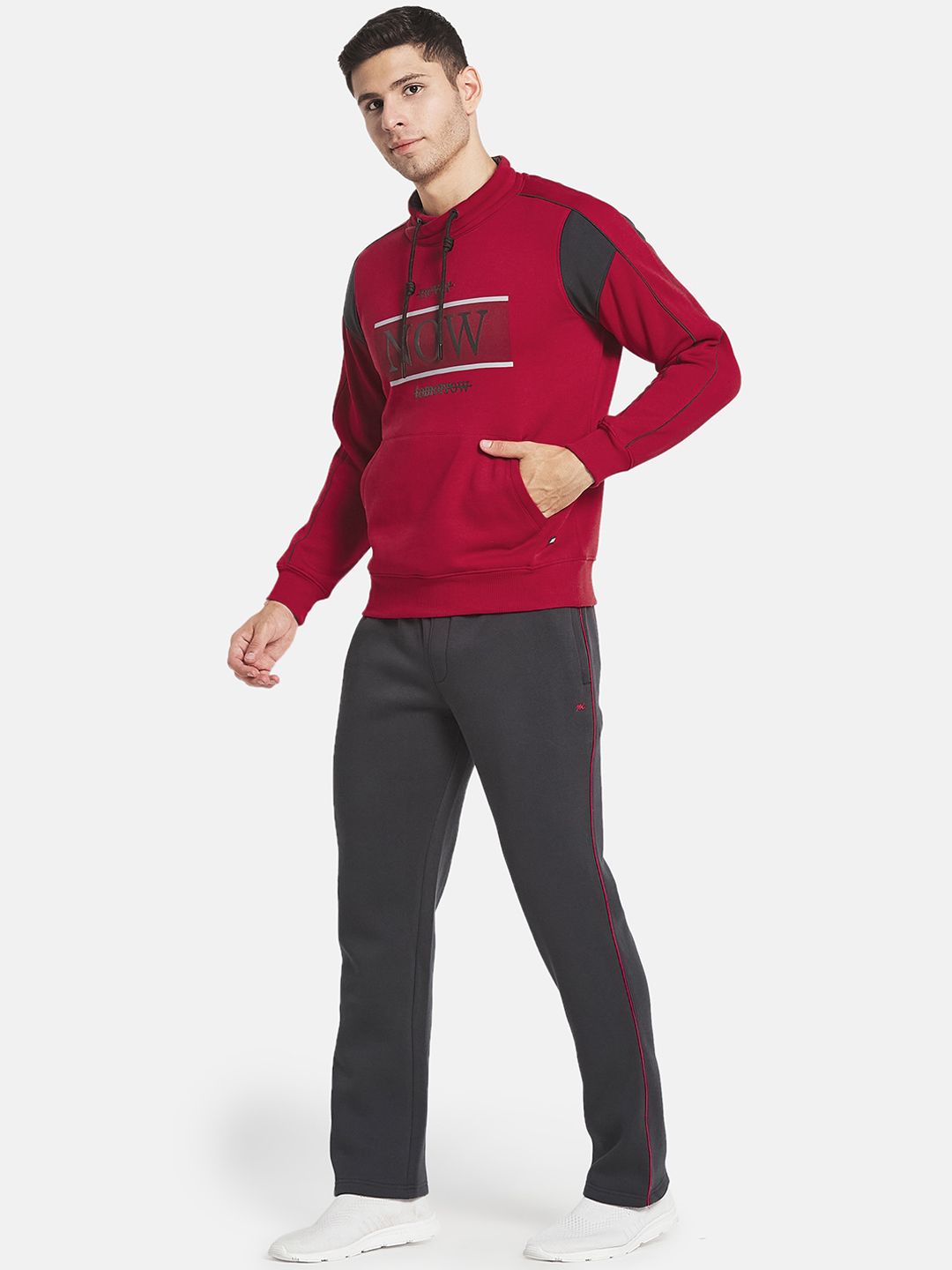  Monte Carlo Men Red Cotton Tracksuits