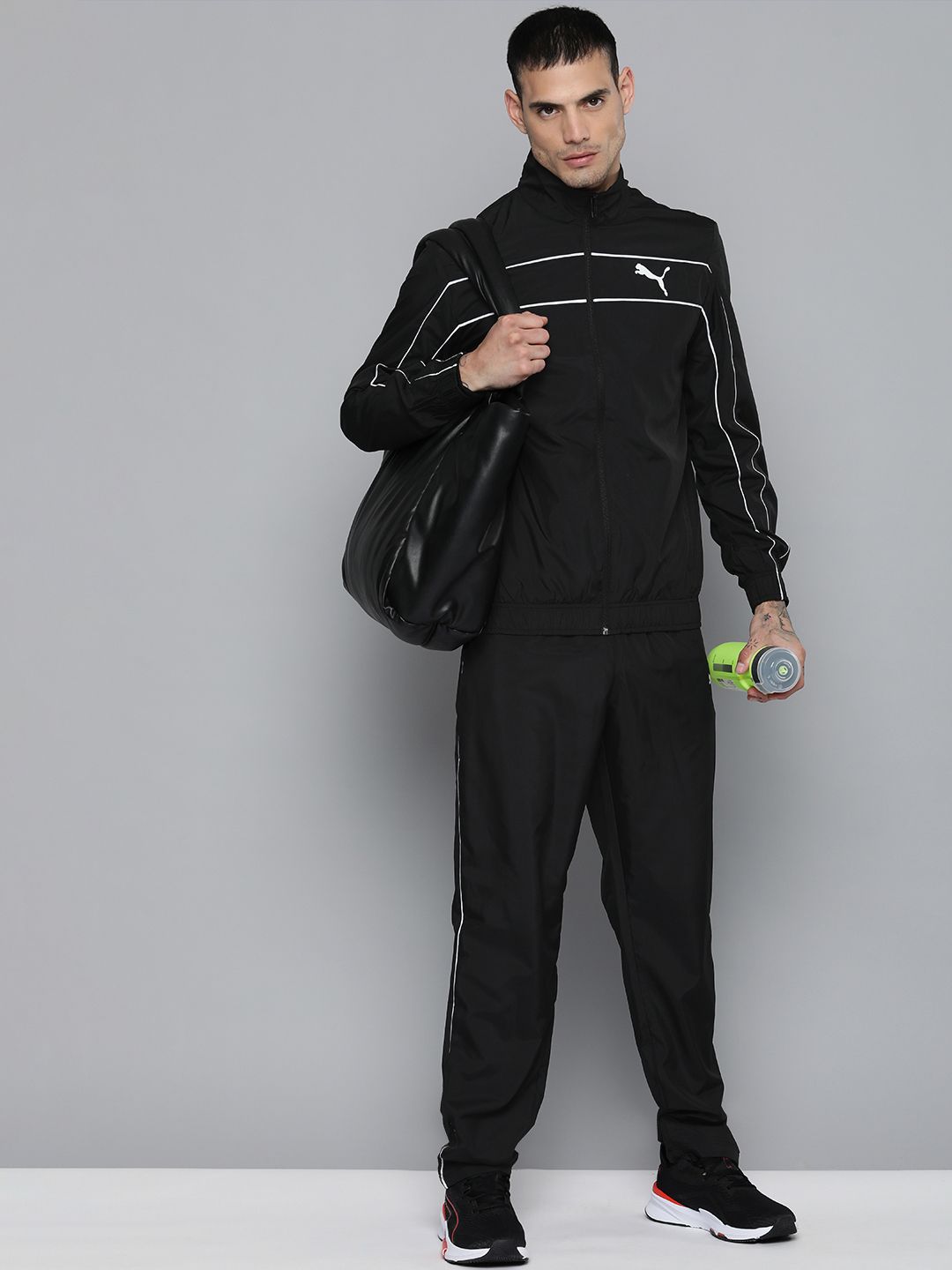  Puma Men Classic 1 Striped Track Suit