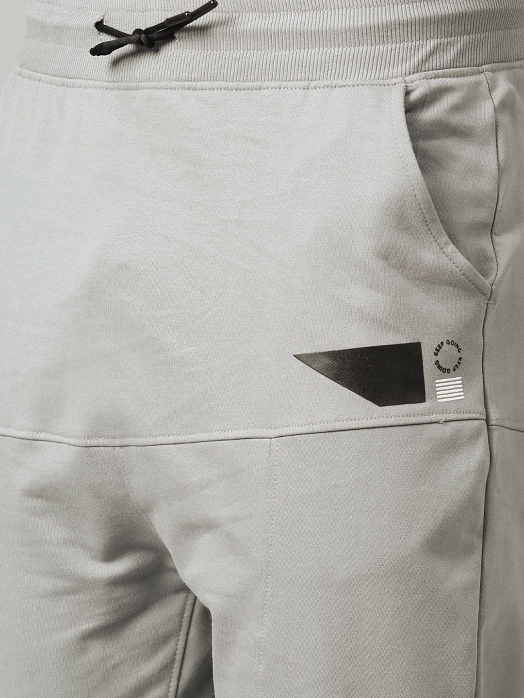  HRX Active By Hrithik Roshan Grey Solid Joggers