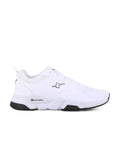  Sparx Men White Solid Round Toe Running Shoes