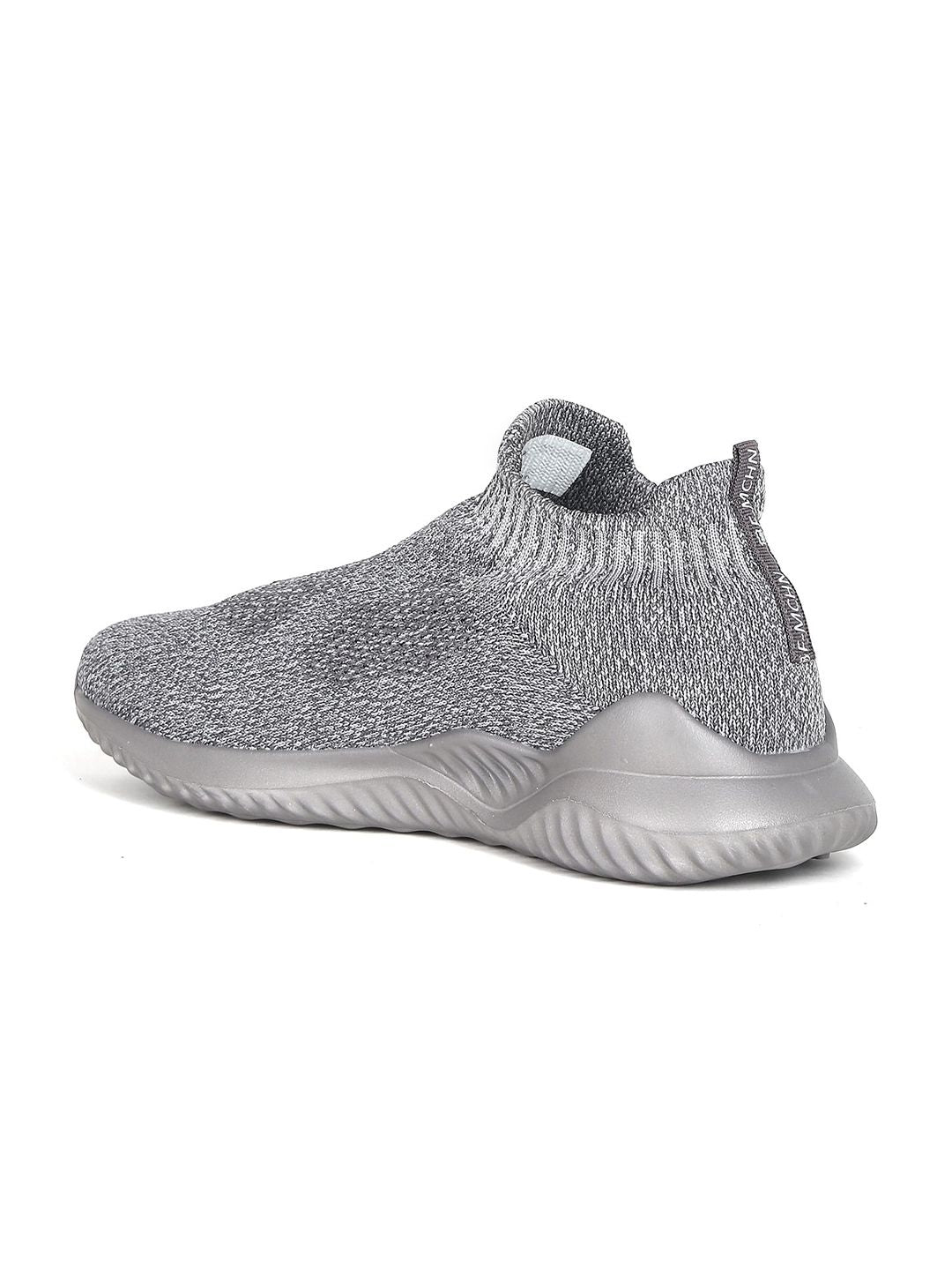  Flying Machine Men Grey Textile Walking Shoes