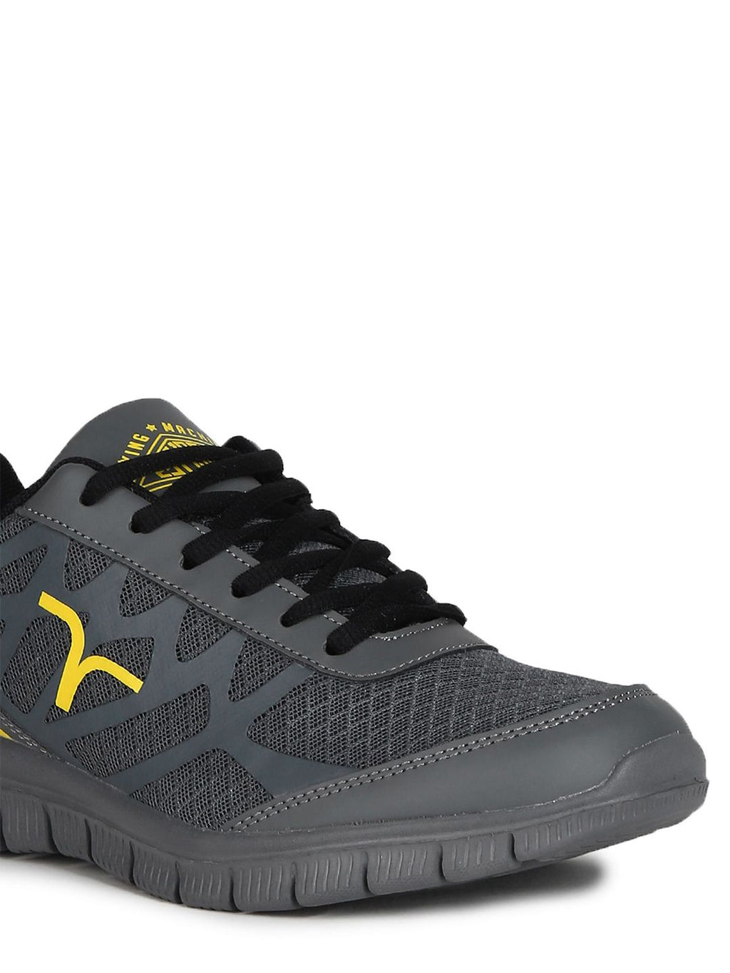 Flying Machine Men Grey Mesh Walking Shoes