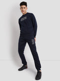  U.S. Polo Assn. Printed Round Neck Outline Logo Active Pullover Sweatshirt