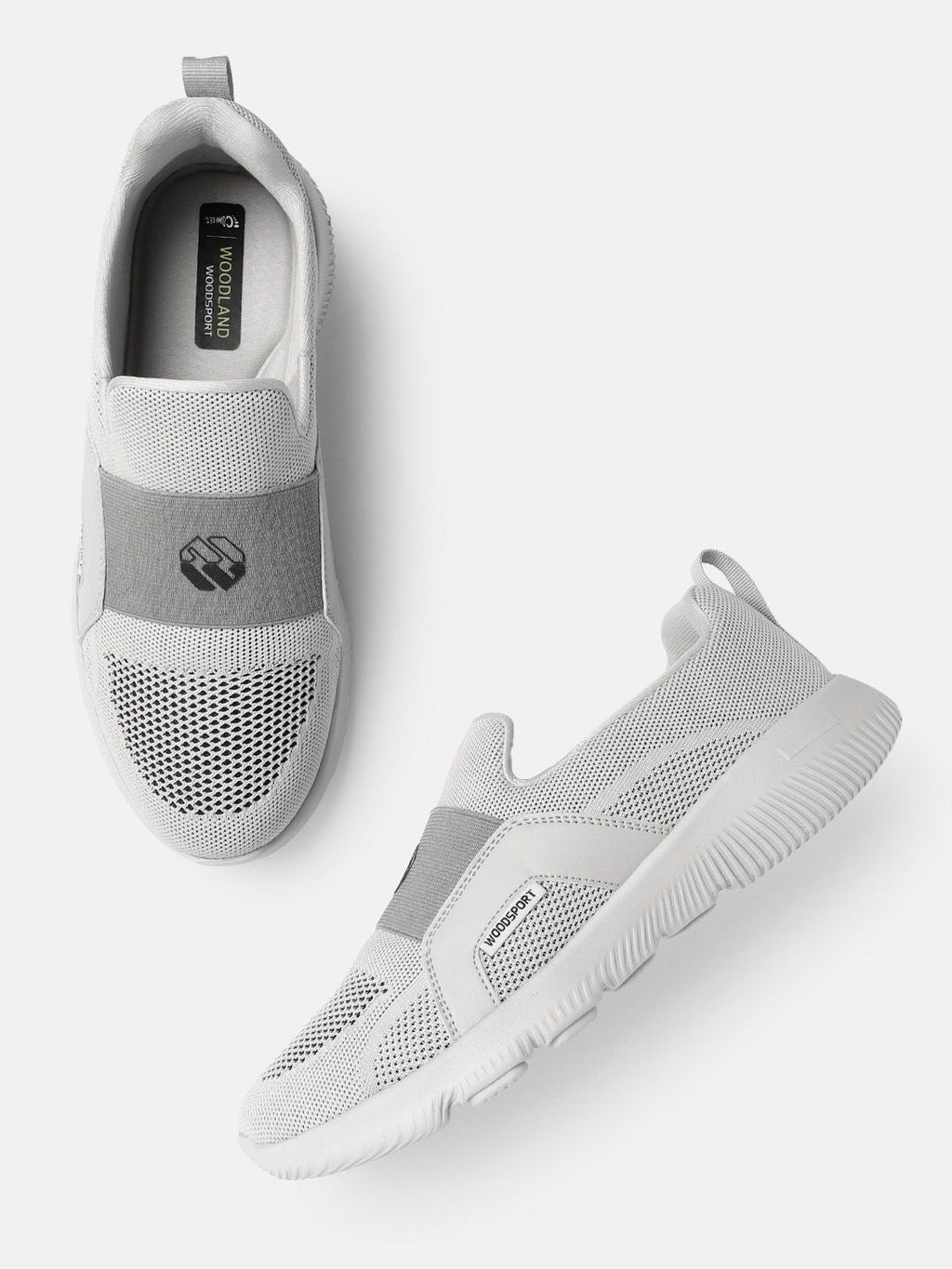  Woodland Men Woven Design & Printed Running Shoes