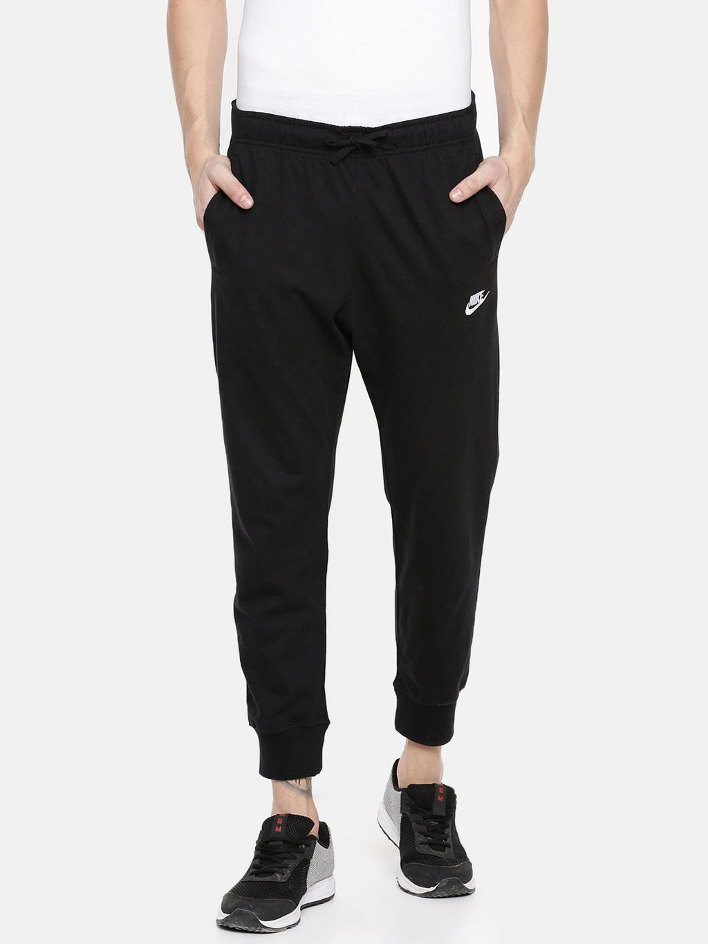  Nike Men Black Dri-FIT CLUB JSY Solid Joggers